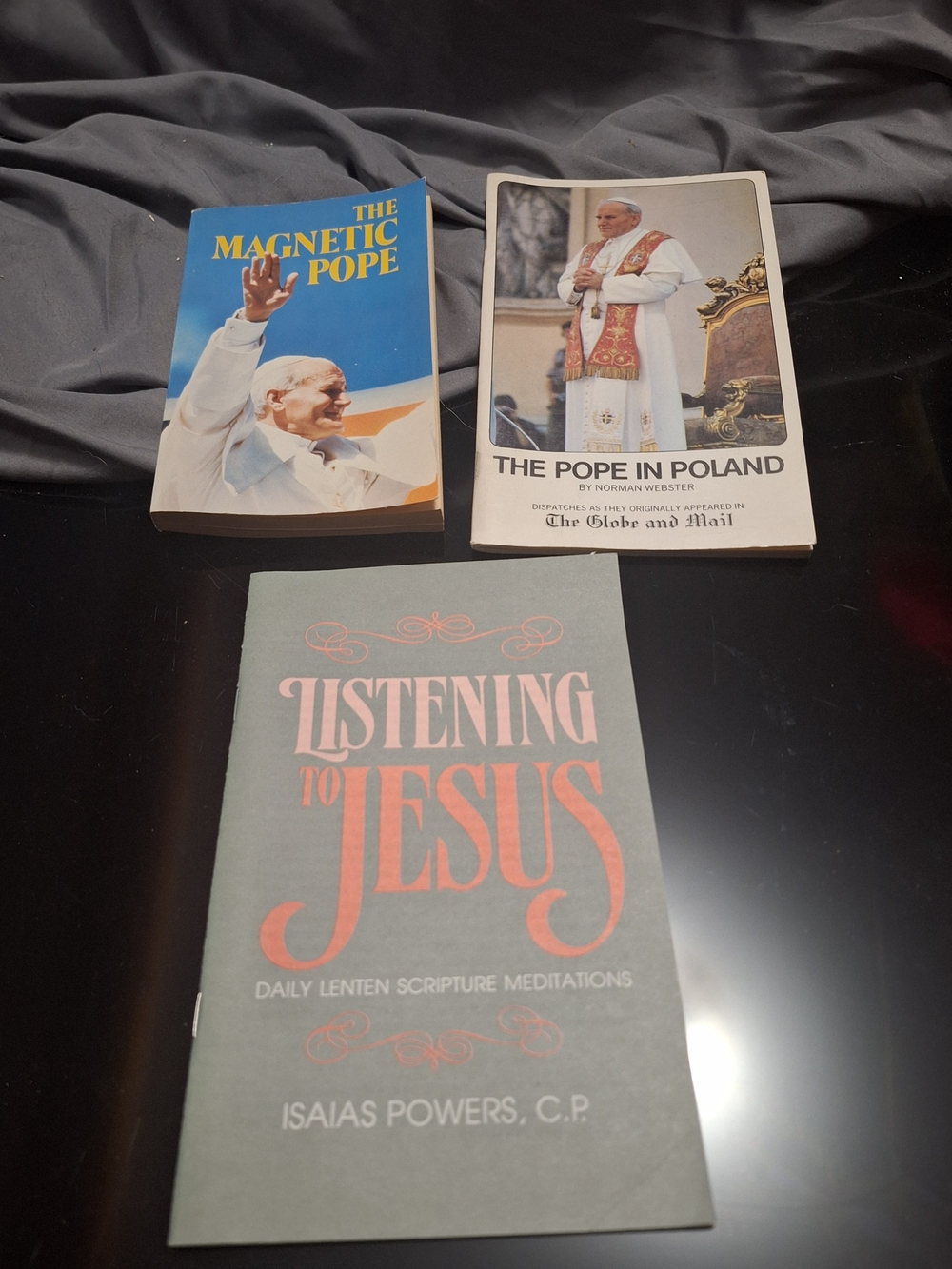 Vintage Pope John Paul II & Lenten Meditations Book Set (3)
